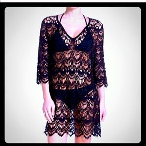 Surf Gypsy Crochet cover-up dress